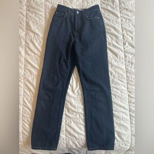Reformation Cynthia high rise straight leg jeans Ondine wash size 24
